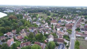 Saint-Fargeau-Ponthierry - vue aérienne